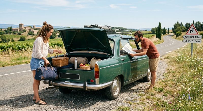 Road trip en France : préparer les longues étapes en voiture